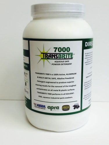 Transbrite 7000 industrial parts washer powder detergent/soap - 10 lb. jug for sale