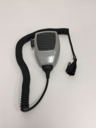 Kenwood palm microphone kmc-27 noise cancelling mil spec split mic cord *oem* for sale