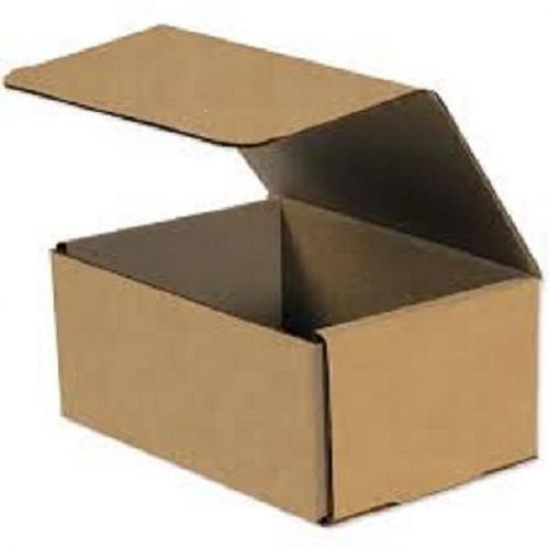 Kraft Corrugated Cardboard Shipping Boxes Mailers 8&#034; x 6&#034; x 2&#034; (Bundle of 50)