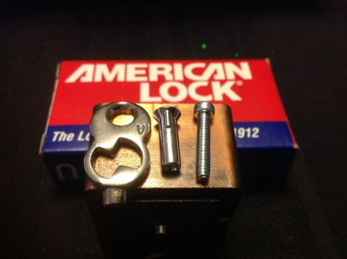 One (1)  American Padlock (REPAIR  KIT) *Security Nut, Screw, Cover Plate*