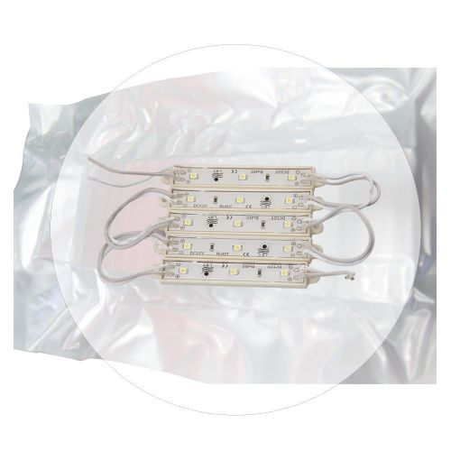 100pcs Waterproof LED Sign Module Light Lamp (SMD 3528,3LEDs,white light)