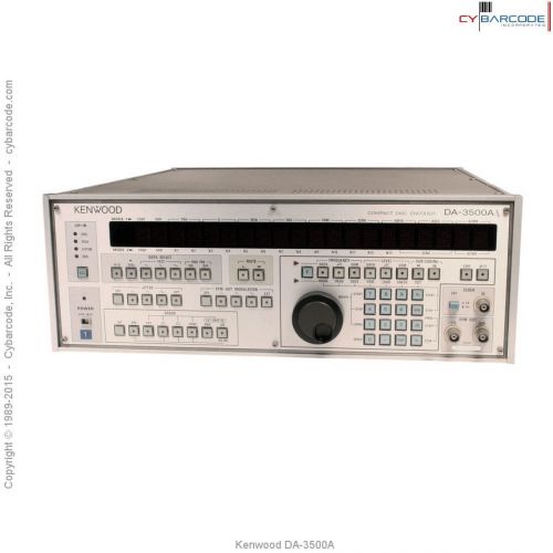 Kenwood DA-3500A Disc Encoder with One Year Warranty