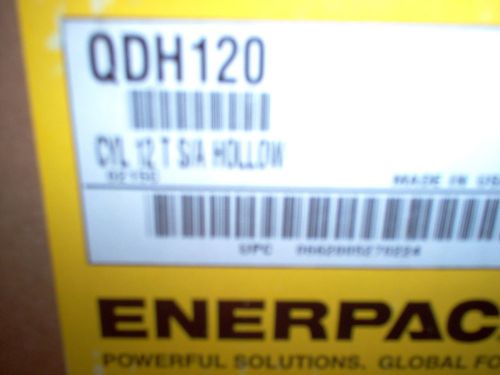 NIB ENERPAC QDH-120 HOLL-O-RAM 12 TON .31&#034; STROKE NEW Cylinder