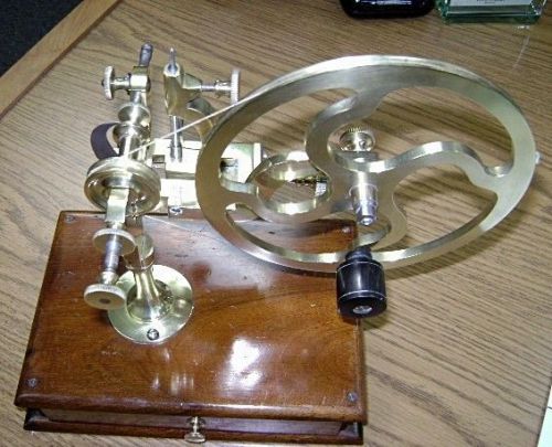 Antique gearwheel cutting machine / jeweler&#039;s lathe - 6&#034; wheel - with tools! for sale