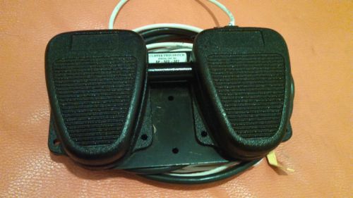 Motorola Centracom Dispatch Console Foot Pedal Switch - Clipper Twin Switch SP-
