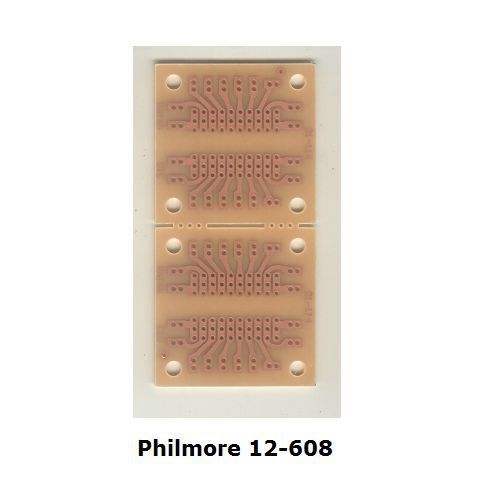Datak 12-608 prototype pc board- FR4 fiberglass bare copper traces