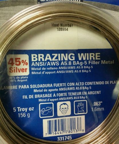 Worthington 331745 45% Silver Brazing Wire