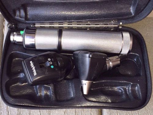Excellent Condition Welch Allyn Ophthalmoscope Otoscope Rechargeable Handle 3.5V