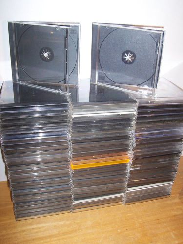 Bulk Lot 80 Used NON-SLIM CD Jewel Cases