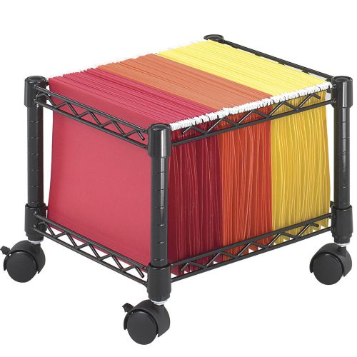 Safco products company 12.5&#034; mini mobile wire file cart for sale
