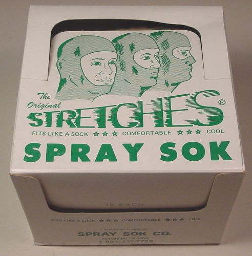 Painting paint booth spray sok stretches protective head covers  (lot of 144) for sale