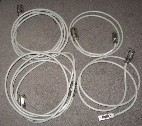 Group of 4 National Instruments 763061 Cables -2 ea 2.1M, 2 ea 4.1M-