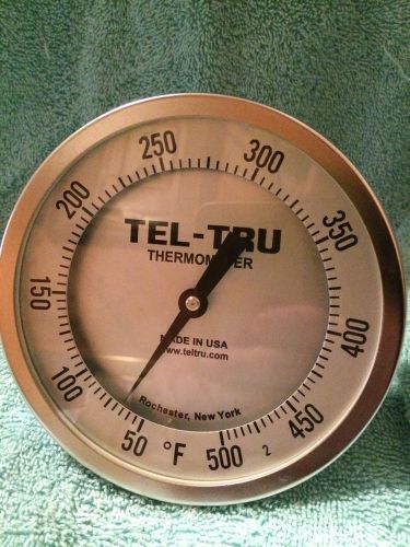 Tel-Tru 38100464 Model Gt500R Resettable Bi-Metal Process Grade Thermometer, Sta