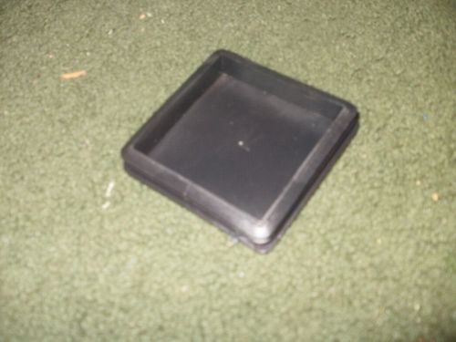 Square plastic tubing plug / end cap 3 inch lot of 10 for sale