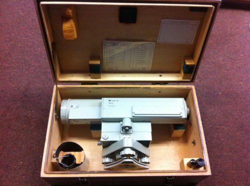 Vintage Russian Theodolite Level Model N-05 with Wooden Tripod