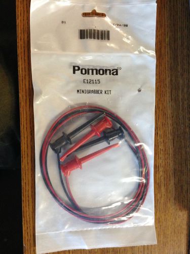 Pomona E12115, MiniGrabber Kit Red &amp; Black 36&#034; Leads