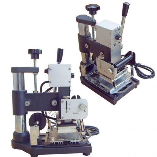 Pvc embossing paper leather diy printing newest design foil stamping machine for sale