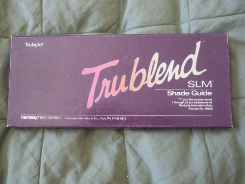 Trubyte Trublend SLM Shade Guide!!