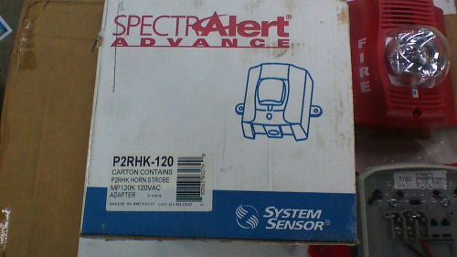 System sensor p2rhk-120 horn strobe mp120k 120vac adapter spectralert advance 0c for sale