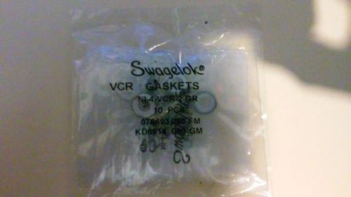 10 new swagelok ni-4-vcr-2-gr 1/4&#034; nickel gasket retainers for sale