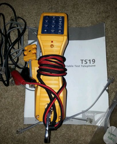 Fluke Networks TS19 Telephone W/ Banjo 6 Wire and 4 Wire