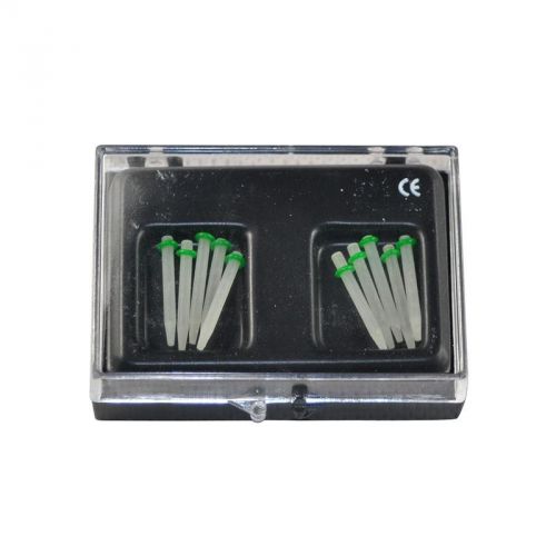 10xdental fiber post glass set refill drill thread protaper files 1.6mm green !! for sale