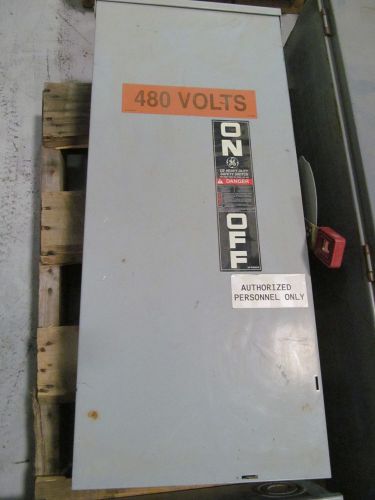 GE 200 Amp Disconnect THN3364R 3 R Enclosure 600 Volt Fusible