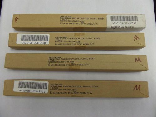 *Lot of 4* Miltex Hurd Tonsil Dissector and Retractor