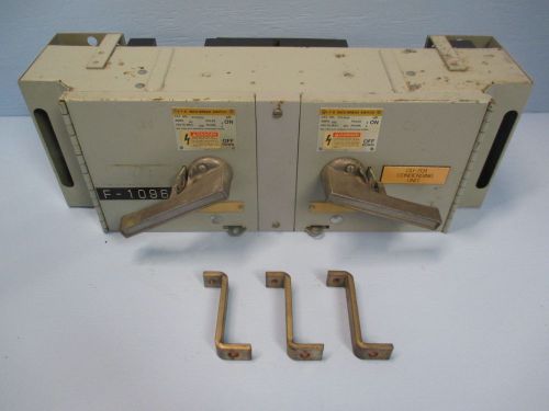 ITE Gould 60 100 Amp 600V V7E3623R Fusible Panelboard Switch with Hardware 100A