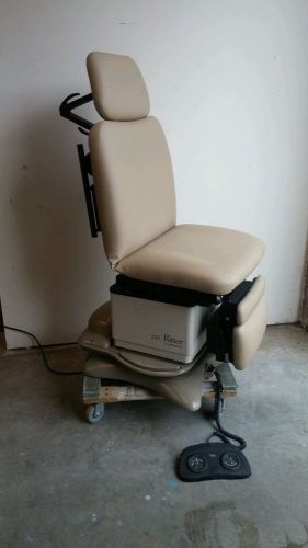 Midmark 230 Power Procedure Exam Chair with Rotation. NEW BEIGE Upholstery