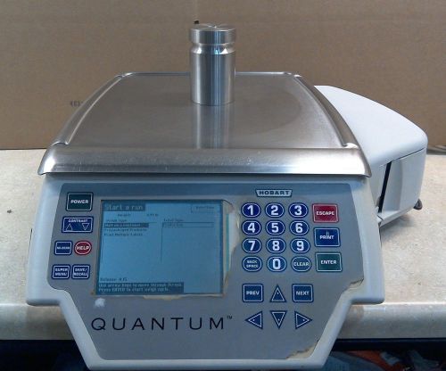 Hobart quantum digital deli printer &amp; scale ml 29238-bj **touchscreen** for sale