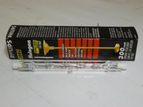 89661 New In Box, Phillips 300T3Q/CL Halogen Bulb 120V, 300 Watt