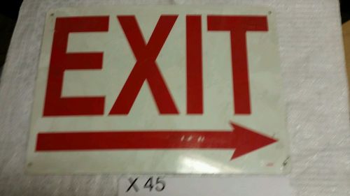 Glow in the DARK EXIT SIGN