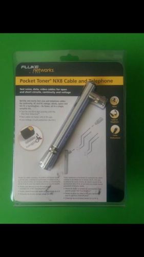 Fluke Networks PTNX8-CT Pocket Toner NX8 Coax Cable Tester and Telephone Kit
