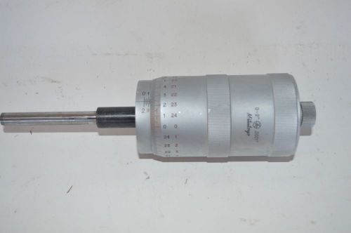 Mitutoyo Japan Barrel type 0-2&#034; 1/10000th micrometer cylinder model 152-388A