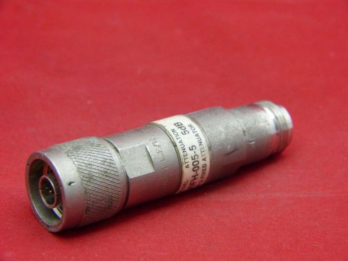 JFW 50FH-005-5 Fixed Attenuator DC-2GHz 5dB 50 Ohm.