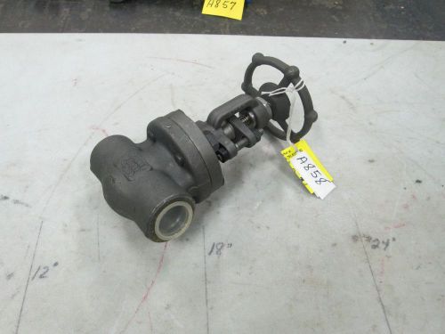 Bonney forge f/s globe valve #067767 hl31 1&#034; fnpt a105 class 800 fig #hl31 (new) for sale