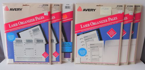 Avery laser organizer pages 41206  (2.5 packs) and 41256 (2.8 packs)