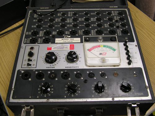 B&amp;K MODEL 700 TUBE TESTER with FREE SHIPPING.......