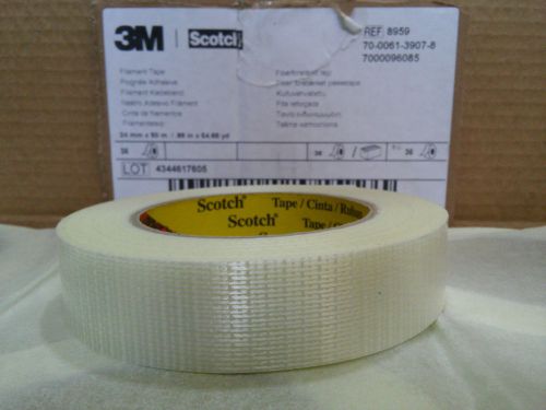 2 X 3M Scotch Bi-Directional Filament Tape 8959  0.98 in x 54.68 yd 3in Core