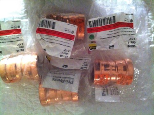 4  VIEGA copper coupling  21/2&#034; pro press part 20728 epdm gasket new in package