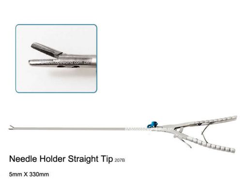 New Needle Holder 5X330mm Straight Laparoscopy