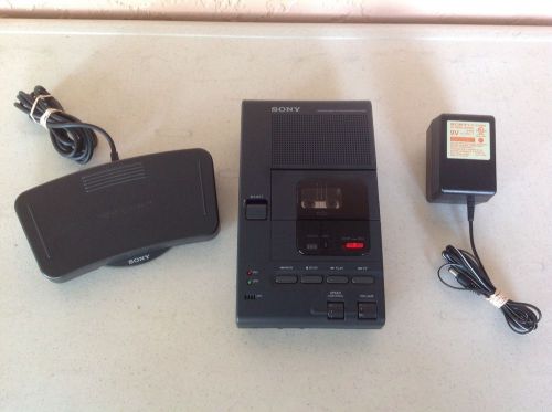 Sony Microcassette Transcriber M-2000 - Foot Pedal &amp; AC Adapter