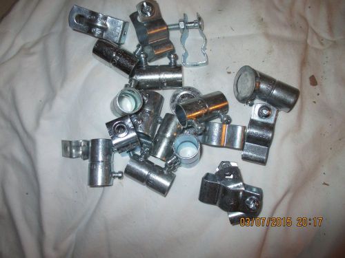 Misc electrical conduit fittings, mostly 1/2&#034;  emt couplings    kauc 3  c for sale