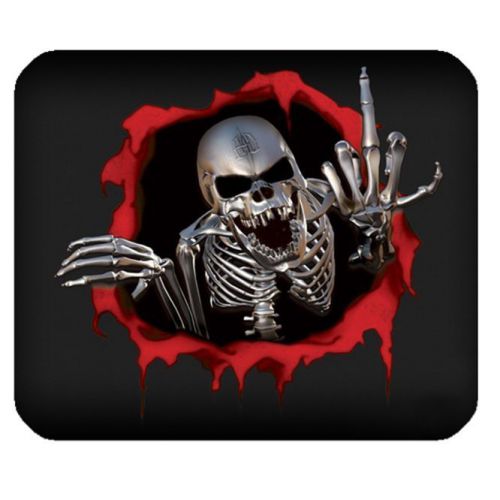 New  Skull Design Mousepad Gaming Anti Slip For Optical Laser Mouse