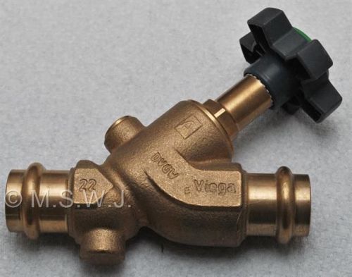 Viega dvgw i easytop 22 brass valve for sale