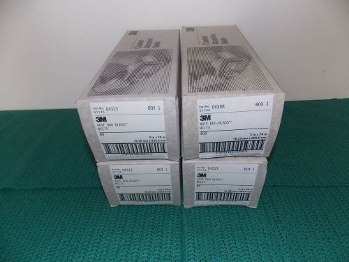 4 BOXES OF 3M COATED ABRASIVE BELTS DUO-GLASS 3- 461F -80 &amp; 1 BOX OF 461F-400