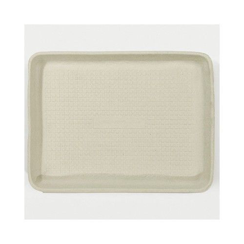 Chinet strongholder molded fiber rectangular food trays in beige for sale