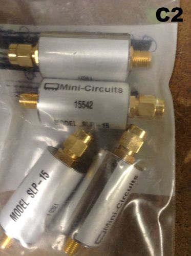 Lot of 4 Mini-Circuits Coaxial Low Pass Filter Connector Model SLP-15