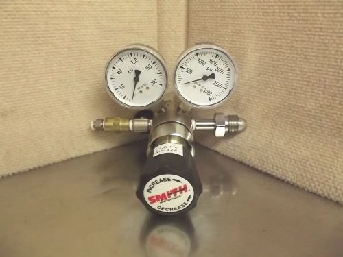 Smith silverline high pressure analytical regulator 3000 psi lab weld gas aa124 for sale